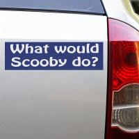 Pegatina De Coche Impermeable Para Ventanas Parabrisas Y Maletero De Vinilo Resistente Con Diseño De What Would Scooby Do Accesorios Exteriores Para Automóviles - details 3