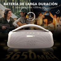 Altavoz Potente Inalámbrico Portátil Bluetooth T&G TG-418, Impermeable, 50W, SubWoofer Graves, Iluminación RGB LED, Conexiones USB (Tipo-C), Aux, Radio FM - Negro, Gris, Camuflaje - details 5