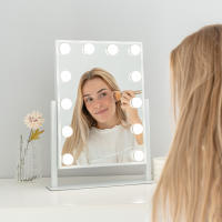 Flamingueo Espejo Maquillaje con Luz - Espejo Tocador 12 LED Tocador de Maquillaje con Luz 3 Modos Vanity Mirror Espejo Led Maquillaje Regulable - details 0