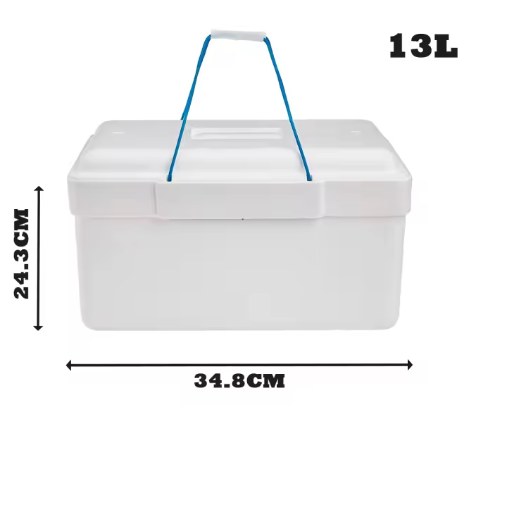 UD - Nevera poliespan portatil de forma retangular ideal para playa,champing,fiesta,BBQ... - 1