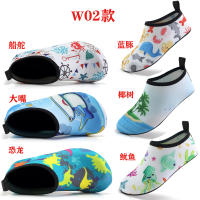 Zapatos De Natación Para Niños Con Diseño Colorido Y Estampado Suela Delgada Para Playa Y Ríos Zapatos Deportivos Transpirables Y Impermeables Talla True Fit Material Superior Mesh - details 1