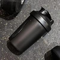 Botella De Deporte Shaker Para Proteína De Mantequilla Con Mezclador De Acero Inoxidable Plástico Libre De BPA Botella De Bebida Portátil Para Gimnasio Y Exterior 400ml - details 9