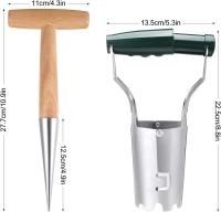 Manual para plantar bulbos con plantador tradicional para macetas de Jardín al Aire Libre - details 0