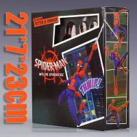 Figura De Acción Spider-Man into the Spider-Verse Sv Peter B. Parker Sentinel Miles Modelo Toy Para Coleccionistas Unisex 16cm PVC - details 5