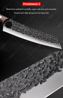 Cuchillo De Cocina Profesional WXCOO Acero Inoxidable Multiusos Para Picar Y Cortar Cuchillo De Chef Forjado a Mano Herramienta De Cocina Ecológica - details 12