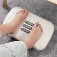 Portabilidad Soporte De Pies Ergonómico Con Rodillos De Masaje Para Oficina Y Hogar Mueble Minimalista Moderno Desmontable - details 7