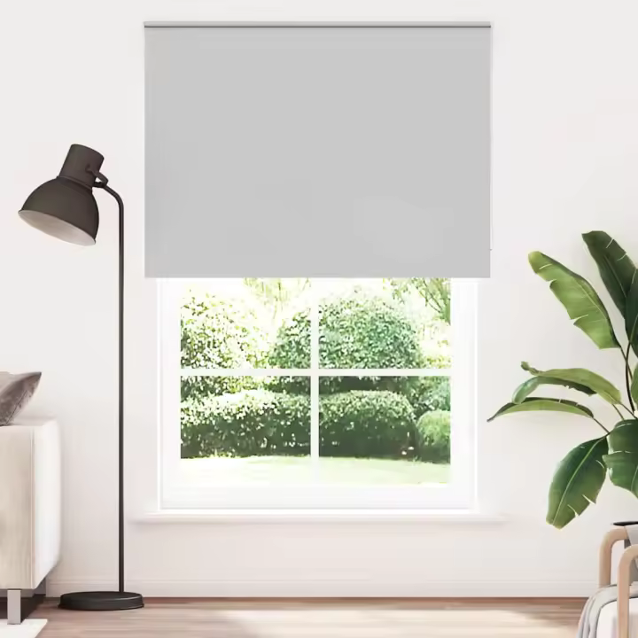 Estor Enrollable Opaco gris claro 160x230cm Tela Ancho 156,6cm - 1