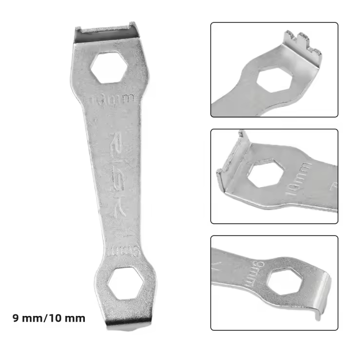 Llave De Cadena De Bicicleta 1 Pieza Herramienta De Eliminación De Cadena Y Engranaje De Bicicleta MTB Y Carretera Multifuncional - 1