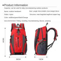 Mochila De Viaje Impermeable De Nylon Para Hombres Y Mujeres Mochila De Escuela Deportiva Al Aire Libre Mochila De Senderismodetails 2