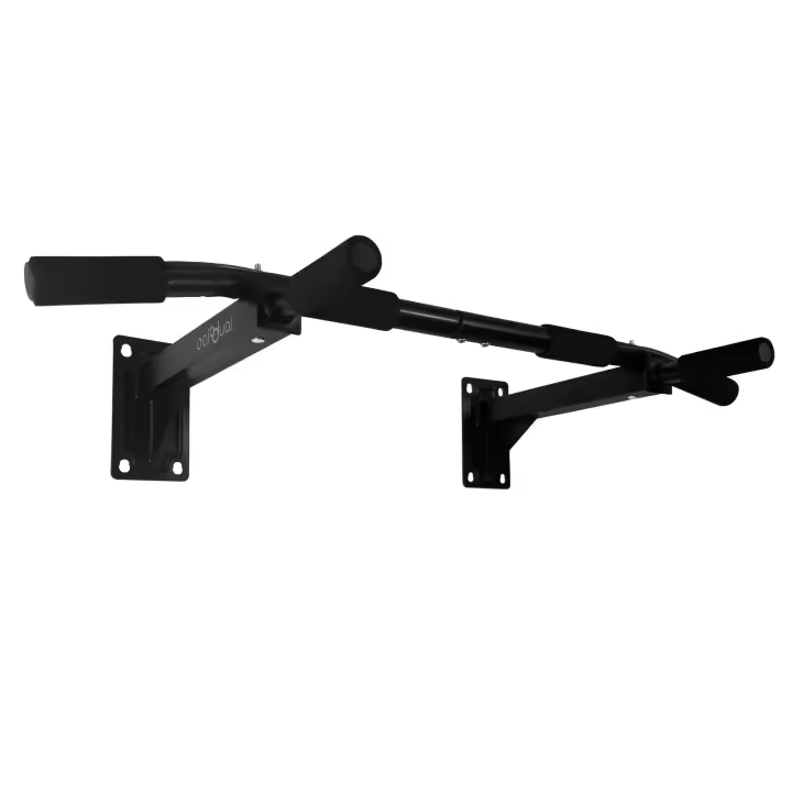 Ociodual Barra de Dominadas de Pared Elevación Pull Up Flexiones Dorsales Hasta 200Kg Negra Gym Gimnasio para Hogar Casa Fija - 1
