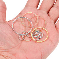 Anillos Redondos Metálicos Cerrados Para Pendientes DIY 20-50pcs/lot 8-40mm Accesorios De Joyería Findings Para Creación De Collares - details 5