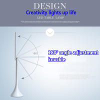 Lámpara De Mesa Portátil LED USB Recargable Plegable Para Lectura Sala De Estar Oficina Computadora Estudio Luz Táctil Para Dormitorio Lado Del Cama - details 2