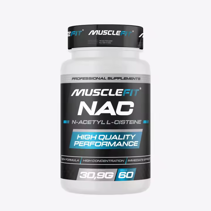 NAC N-ACETIL L-CISTEÍNA - MuscleFit│60 cápsulas - 1
