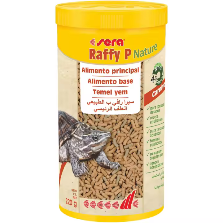 Sera Raffy P Nature - Alimento Equilibrado para Tortugas Acuáticas - 1