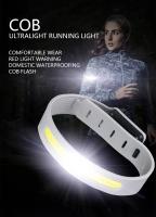 Luz De Brazalete LED COB 350mAh 500LM Para Deporte Y Running Nocturno Luz De Advertencia Impermeable IPX4 Recargable Por USB Tipo-C - details 0