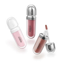 Pack rutina maquillaje KIKO Milano Glossy Lip Set, Estuche de maquillaje: 2 brillos de labios hidratantes y 1 crema de labios perfeccionadora - details 1