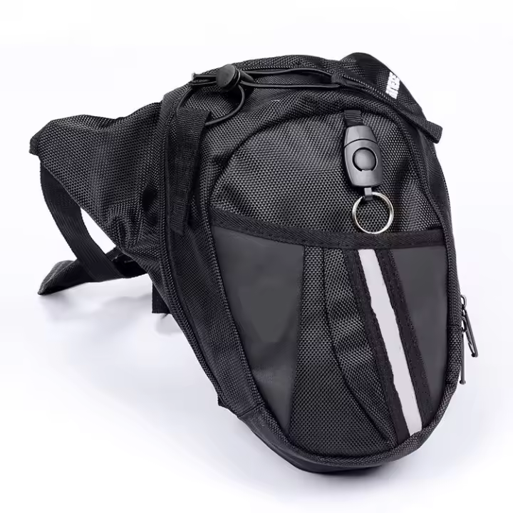 PORCHEDDU Bolso de Pierna de Tela de Lona para Hombres y Mujeres Bolso de Ocio para Viajes Ciclismo Escalada Senderismo Camping Riding - 1