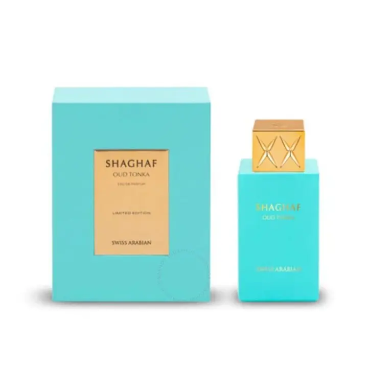 Perfume de Lujo Shaghaf Oud Tonka 100ml Unisex | Perfume Árabe 100% Original con Larga Duración | Notas Ambaradas y Dulces | Ideal para Regalo y Uso Diario | Mejor Fragancia Oriental Unisex - 1