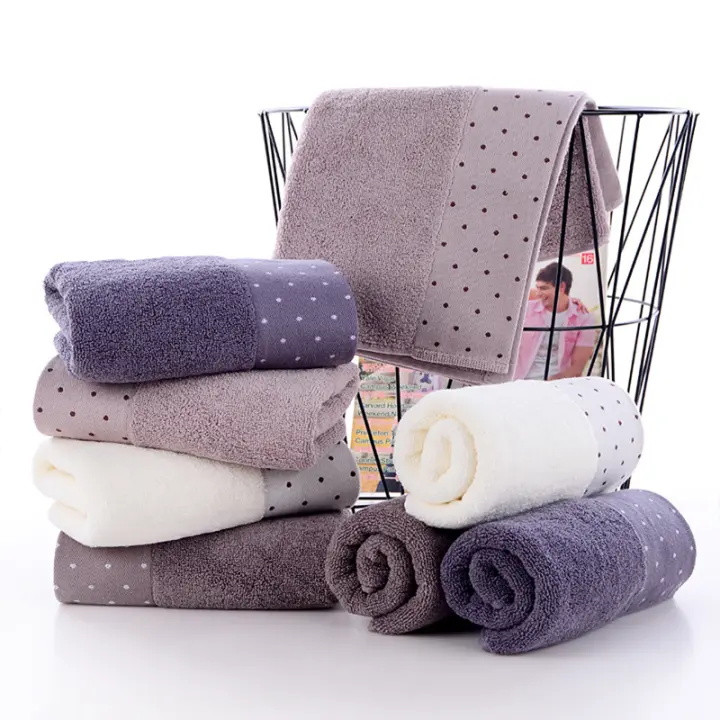 Toalla De Baño De Algodón Puro Gruesa 70x140cm Absorbente Y Suave Para Hombres Y Mujeres Uso Doméstico Toalla De Rostro - 1