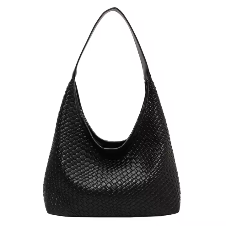 Bolso de gran capacidad, Bolso de Hombre versátil A LA Moda para Mujer, Bolso de mano popular with Textura de color sólido - 1