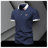 Camisa POLO Para Hombre De Verano Seda De Hielo Secado Rápido Manga Corta Color Sólido Ajuste Suelto Collar De Negocios Top Transpirable - details 13