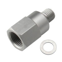 Adaptador De Conector Para Sensor De Presión De Aceite De Motor M12x1.5 a 1/8 NPT Con Washer M16x1.5 a 1/8 NPT Para LS Swap - details 9