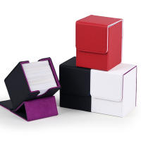 Caja De Almacenamiento De Tarjetas MTG Deck Box De Cuero PU Para Juegos De Cartas TCG Capacidad Para 100+ Tarjetas Con Fundas - details 12