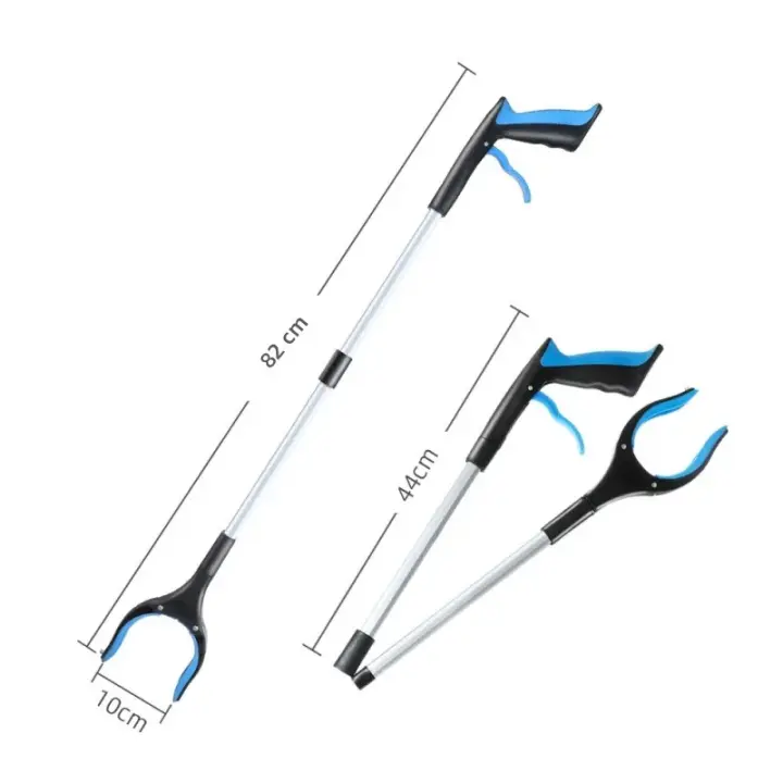 C Claw De Limpieza Portátil Y Doblete Para Exteriores E Interiores Ayuda De Movilidad Para Ancianos Herramienta De Recogida De Basura Con Agarre Extensible De Resorte - 1