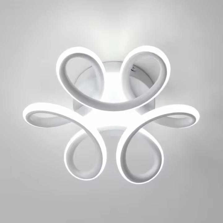Lámpara de Techo LED Moderna Luz de Techo 2500lm para Interior Hallway Balcony Bathroom Bedroom Color Blanco Frío 6000K Diámetro 26cm - 1