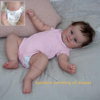 Muñeca Realista De 50cm 20 Pulgadas Bebé Reborn Con Cuerpo Completo De Silicona Suave Nueva Bebé Encantadora Juguete Para Vestir Cumpleaños Regalo Para Niñas - details 0