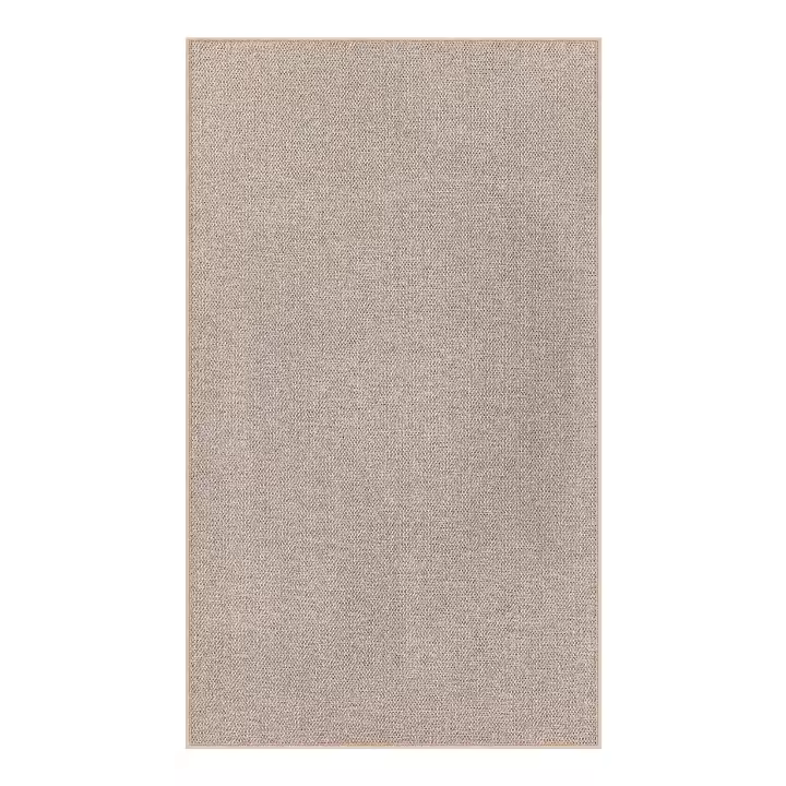 SONGMICS HOME Alfombra, 80 x 150 cm, Alfombra Antideslizante, Alfombra de Yute Sintético, Decoración del Hogar, para Salón, Dormitorio Comedor, Lavable a Máquina, Marrón Camello - 1