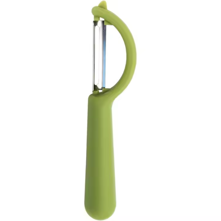 Pelador de zanahorias de surface mate, multifuncionales, de Maple inoxidable, para Frutas, verduras y patentes, para el hogar, Green military color. - 1