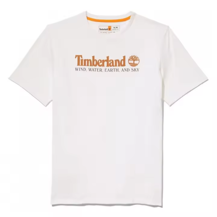 Camiseta con gráfico frontal WWES de Manga Corta (Regular), Marca Timberland, Variedad de Color y Talla, Para Hombre - 1