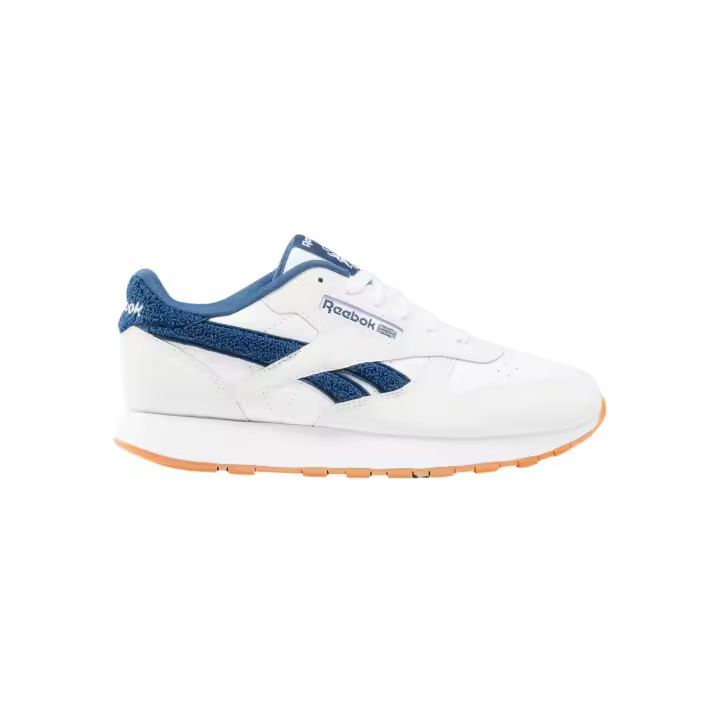 Zapatillas reebok classic leather kids blanco azul de niño. - 1