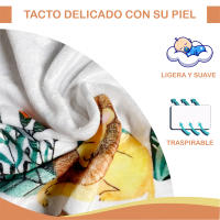 Manta Meses Bebé de Hitos Mensuales, Manta para Foto Personalizada Bebé Recién Nacido Unisex, Alfombra Bebé Regalos Originales Personalizados. Incluye Marco para Fotos. 100x65 Cm - details 1