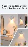 Lámpara De Pared Sensor De Movimiento Luz Nocturna Sin Cable USB Tipo C Para Cocina Dormitorio Sala De Estar Iluminación Interior - details 0