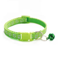 Collar De Campana Para Gatos Y Perros Con Impresión De Colores Variados Suministro De Mascotas Popular Collar De Bola Para Gatos Y Perros - details 7