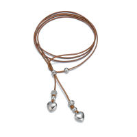 Pendiente De Hilo Tejido Estilo Bohemio Con Corazón De Durazno Y Estrella Con Colgante De Aleación De Metal Para Mujeres - details 2