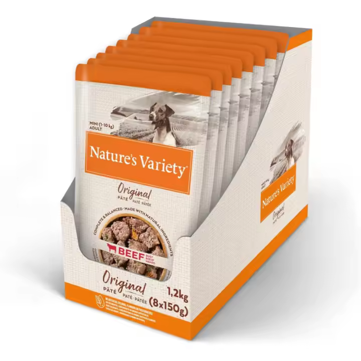 Nature´S Variety Original Paté Buey Perros Mini - Pack 8 X 150 Gr - 1