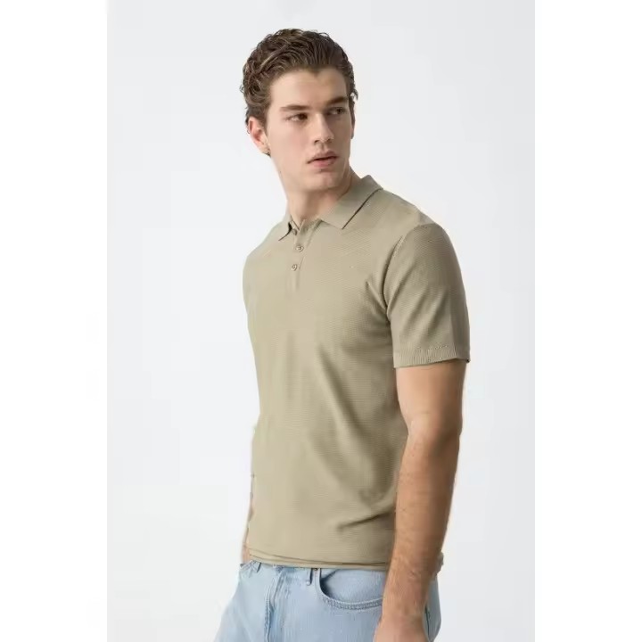 Hombre Marcas Polos Ropa Tiffosi Tiffosi hombre  Polo de punto -Tiffosi- Lewis verde - 1