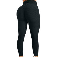 Leggings De Yoga Para Mujer Fitness Running Cintura Alta Slim Pantalones Deportivos Push up Secado Rápido Gimnasio Correr Trabajo Largo - details 32