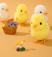Pequeño Pato De Tela Amarilla Juguete De Resorte Lindo Saltarín Educativo Para Niños Juguetes De Animales Interactivos - details 2