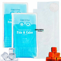Bolsas de Frio y Calor para Primeros Auxilios, Packs 2 UNIDADES, Bolsas de Gel azul Frío Nevera o Calor Microondas Reutilizables con Fundas Protectoras Compresas Grandes Frías y Calientes para Lesiones para lesiones dolor - details 6