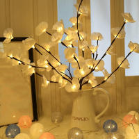 Luces De Flores Ramas Artificial Blanca Phalaenopsis Decorativas Luz De Forma Floral Realista DIY Decoración De Habitación Batería Operada Para Fiesta De Navidad - details 5