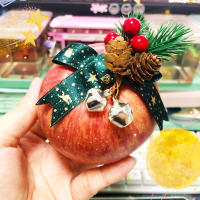 10pcs Ramas De Pino Verdes Simuladas Para Adornos Navideños Arreglos Florales Decoraciones De Fiesta Accesorios De Flores - details 0