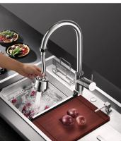 Adaptador De Grifo Universal Para Cocina 2/3 Modos Rotación 360 Grados Filtro Extensión Ahorro De Agua Rojo/Blanco/Plata - details 1