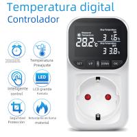 Controlador De Temperatura Digital Con Timer Y Sensor Probing Enchufe De Salida EU Plug Termómetro Para Calentamiento Y Enfrío 16A Con Luz Trasera - details 12