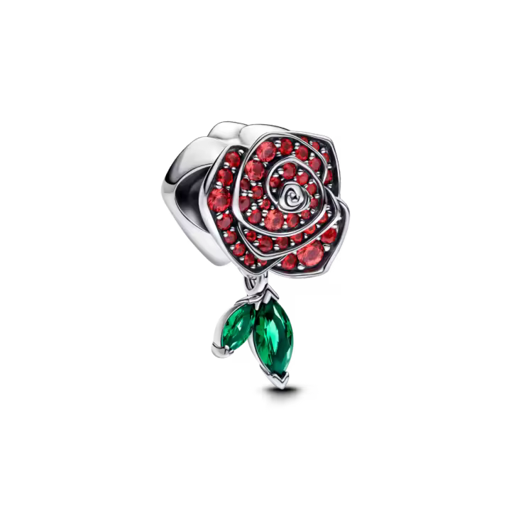 Charm Pandora Rosa Floreciendo Brillante - 1