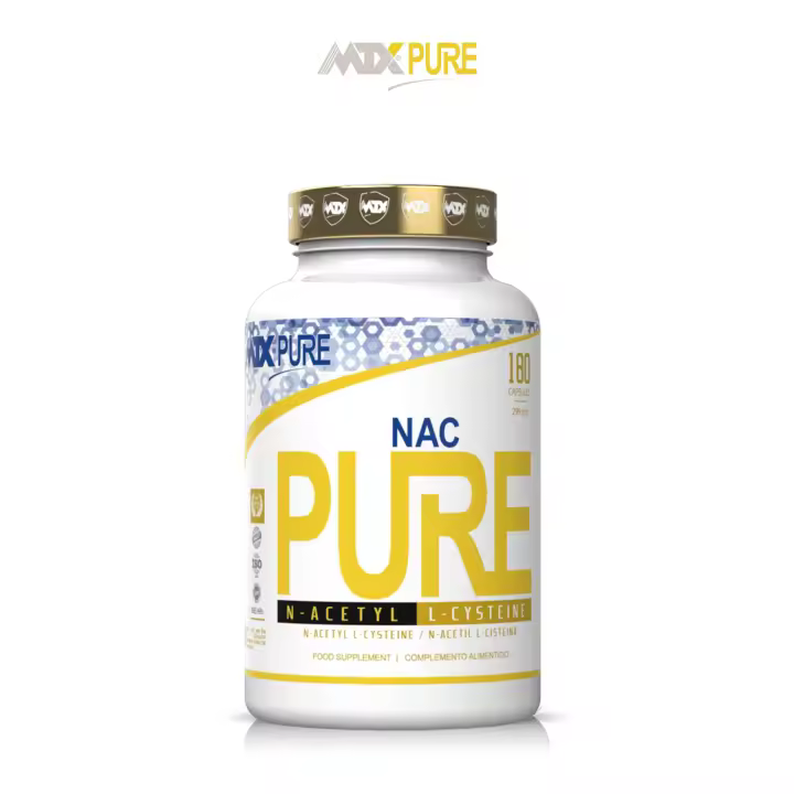 NAC  by MTX PURE 180caps/500mg - N-Acetil-Cisteina precursor para la síntesis del  más poderoso antioxidante del organismo (glutatión). - 1