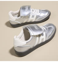 Zapatos De Entrenamiento Morales Nuevos En Plata Tenis Deportivos Casuales Con Punta Redonda Y Tirantes Delgados Para Mujer Cuero Vara Flats Chaussure Femme - details 19